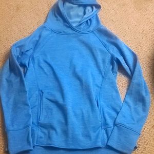 Women's blue champion hoodie small